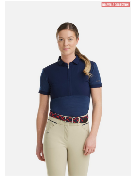 HorsePilot - Femme - Polo manches courtes Aeromesh Navy