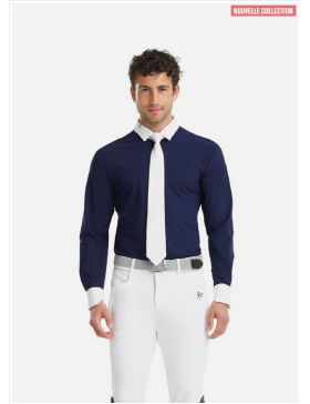 Horse Pilot - Polos et Chemises - Chemise Aerolight Shirt Manches Longues Homme Marine 2022