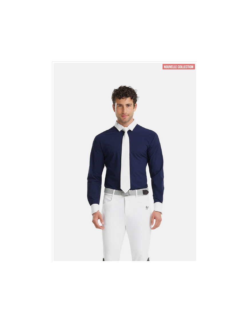 Horse Pilot - Polos et Chemises - Chemise Aerolight Shirt Manches Longues Homme Marine 2022