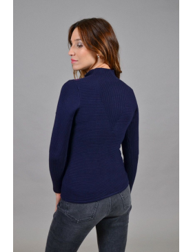 Harcour - femme - Pull à col montant zippé Swally FW22