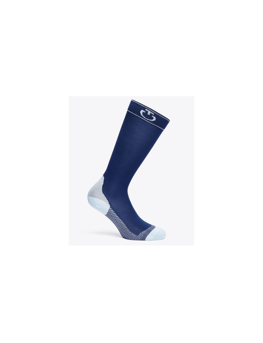 Cavalleria Toscana- chaussettes -CZ020- royal blue/Powder blue