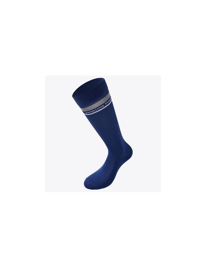 Cavalleria Toscana- chaussettes - CZN044 - Royal blue