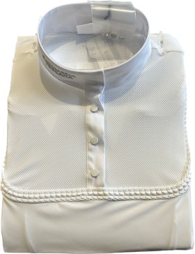 Cavalleria Toscana - Polo Button Up Competition White - POD345