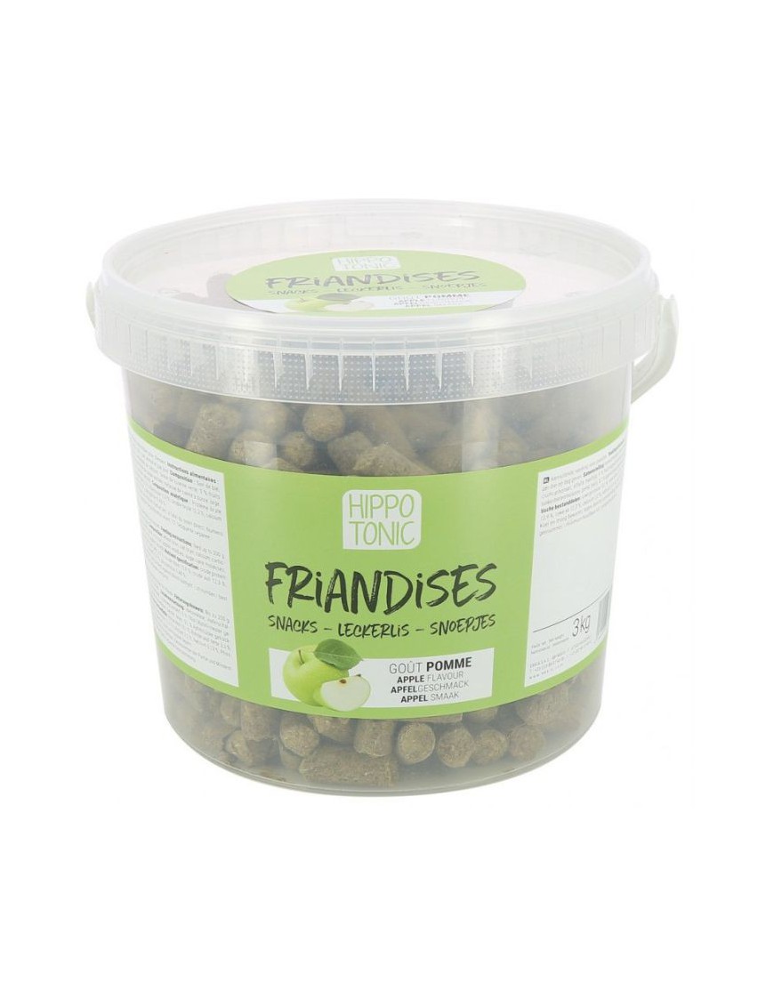 Hippo Tonic-Friandise-pot 3 kg Goût Pomme