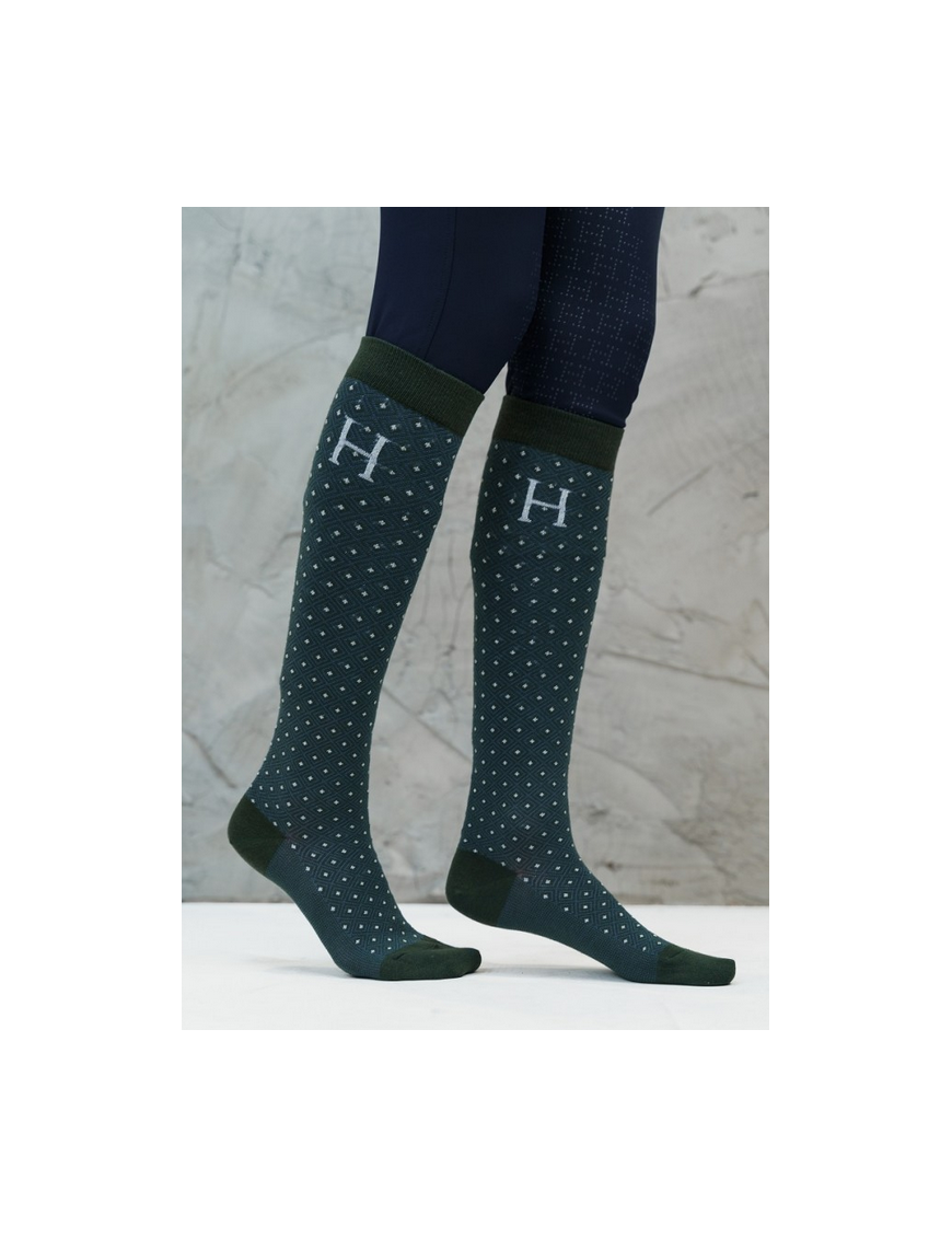 Harcour-Accessoires-Lot de 3 paires deChaussettes Sirene Winter navy/kaki/Ruby 