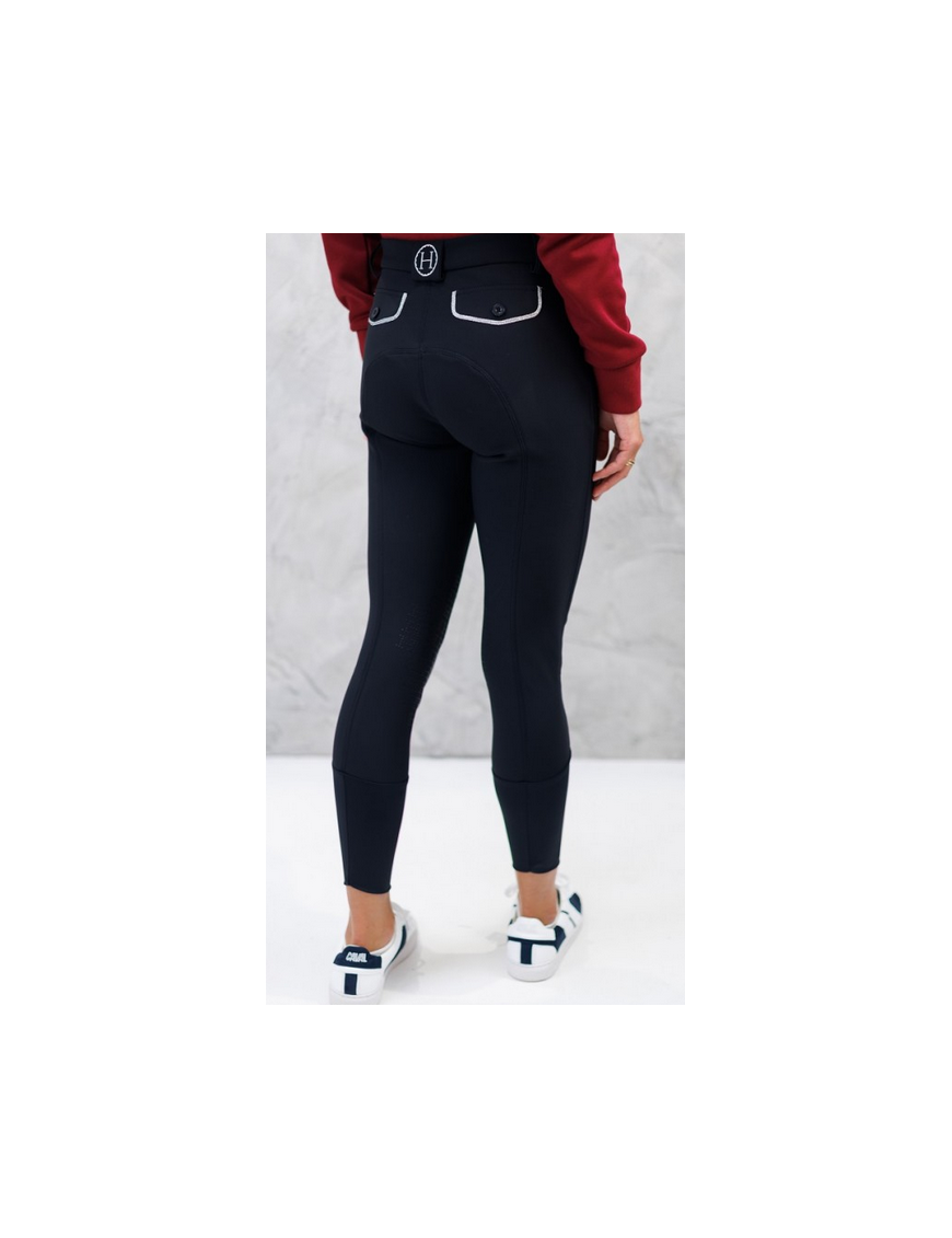 Hacour-Pantalon Femme-Pantalon Polaire Jaipur Noir