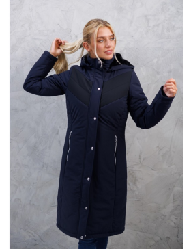 Harcour-Blouson-Parka Longue Java Navy