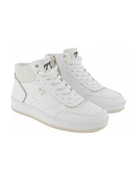 Pénélope Leprevost-Chaussant-Sneakers Astra High Blanc