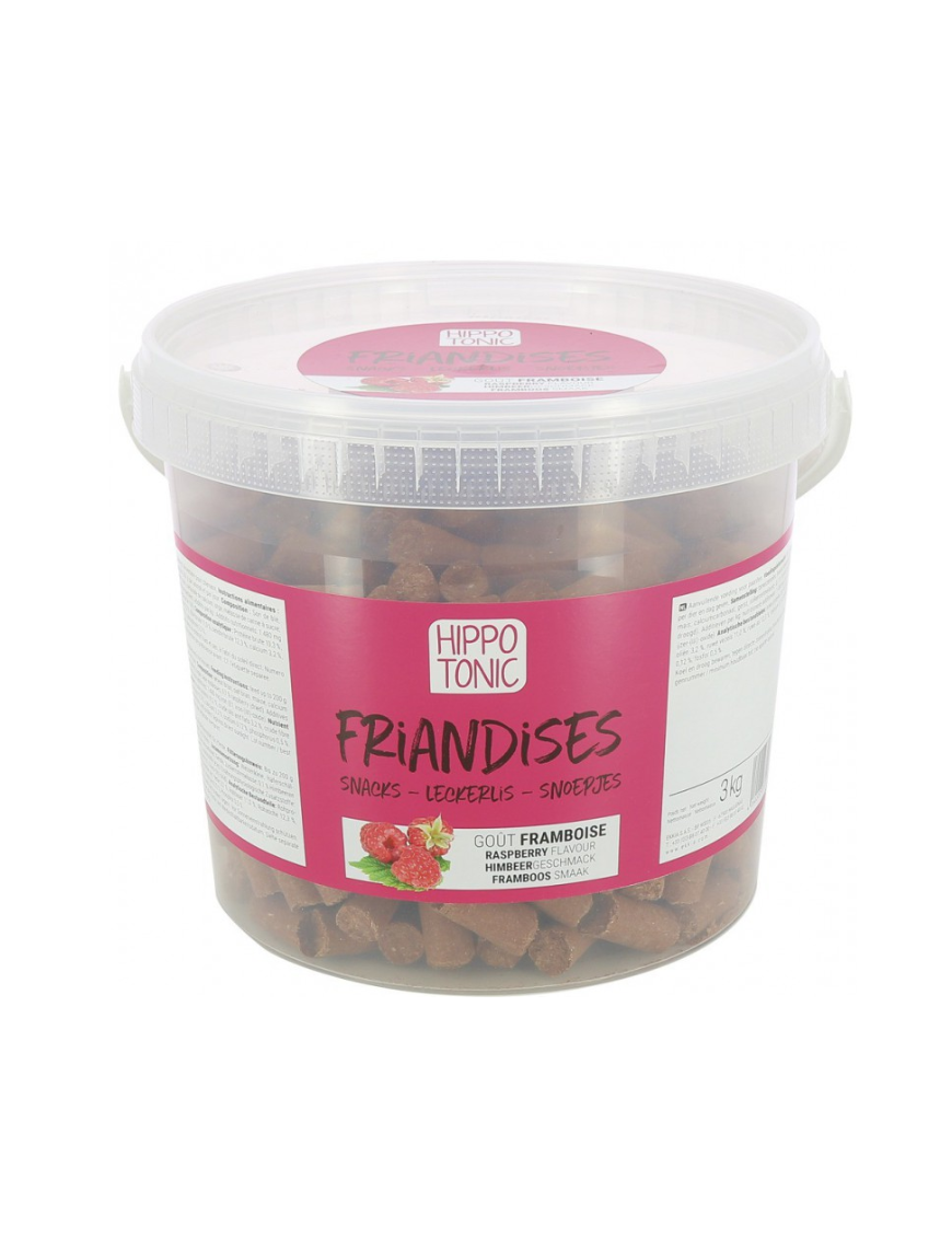 Hippo-Tonic-Friandises-Goût Framboise 3 kg