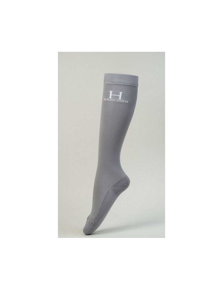 Harcour-Chaussettes-Chaussettes X2 Badminton Gris