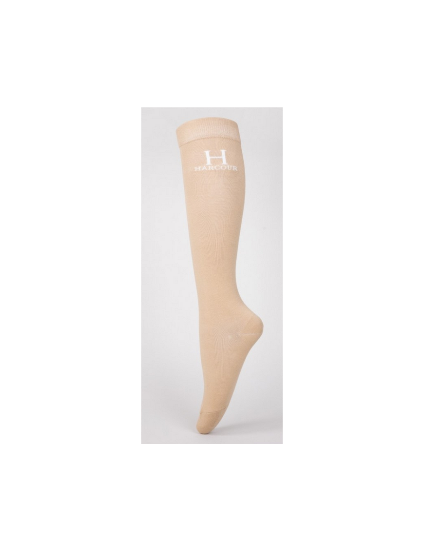 Harcour-Chaussettes-Chaussettes X2 Badminton Sable