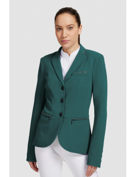 Samshield-Veste de Concours-Victorine Crystal Fabric Posy Green