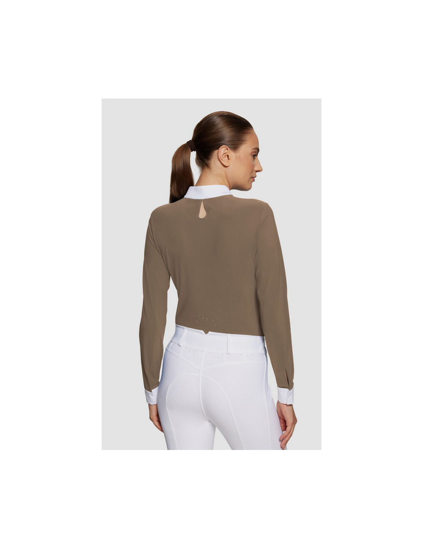 Samshield-Polo et Chemise-Louison Crystal LS Camel