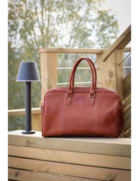 Penelope leprevost - sac a main - etretat - grand model - cognac