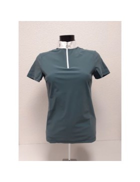 Cavalleria Toscana - Polos - Polo Manches Courtes POD195 Femme Bleu Orage