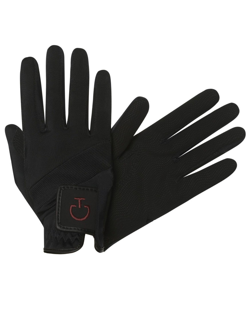 Cavalleria Toscana - Accessoires - Gants Cavalier Unisexe GUCT01 Noir 