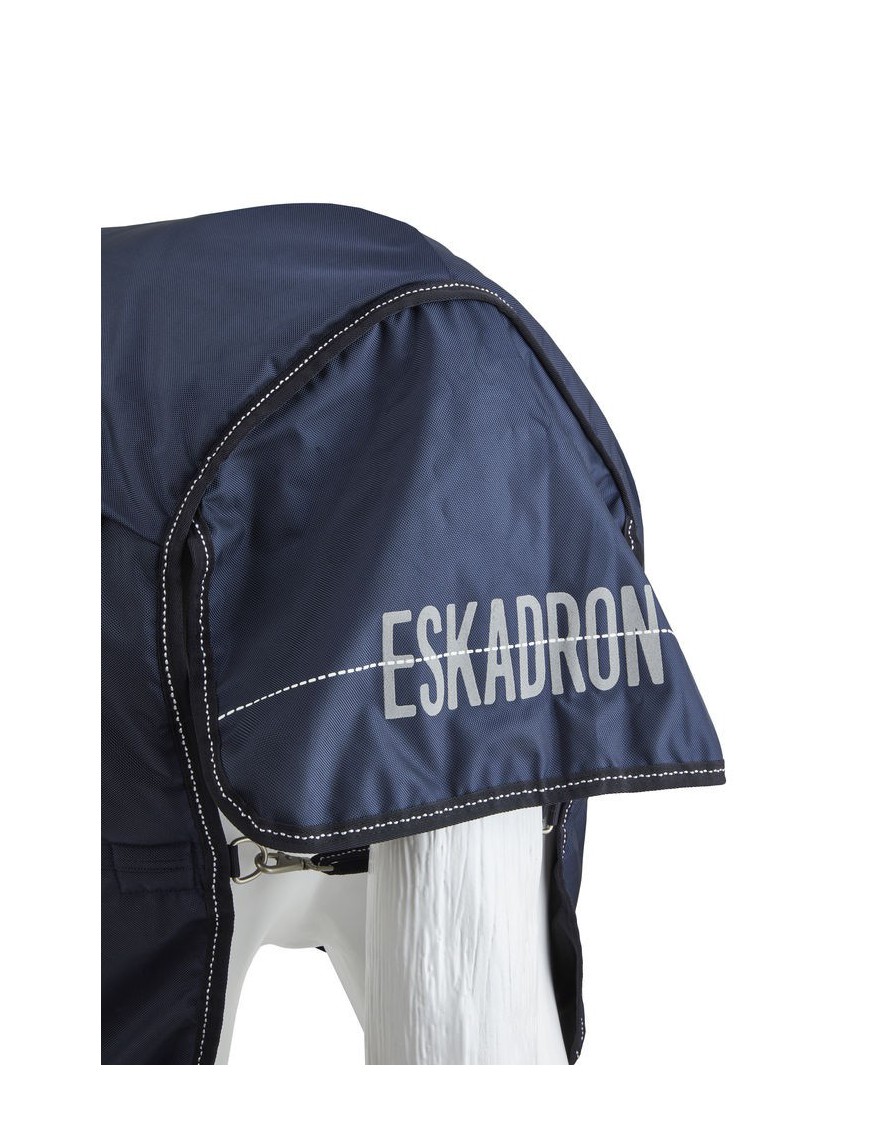 Eskadron - Couvertures - Couverture Waterproof Extérieur AVEC Cou détachable "Oméga" 400 Gr Marine