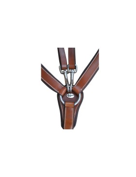 Privilége Equitaion - Enrênements - Collier de chasse 5 points Lexington Marron Cheval / Full