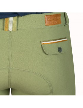 Flags And Cup - Pantalons - Pantalon Lorenzo Homme Vert clair