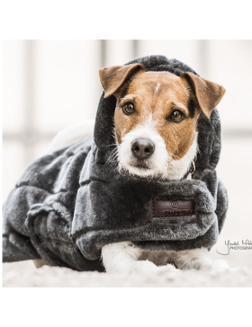 Kentucky - Manteaux chiens - Manteau Fake Fur Gris foncé