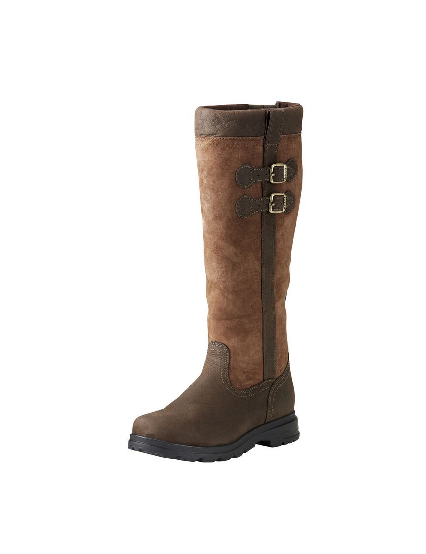 Ariat - Chaussant - Bottes d'écurie Eskdale H2O Femme Brun Java