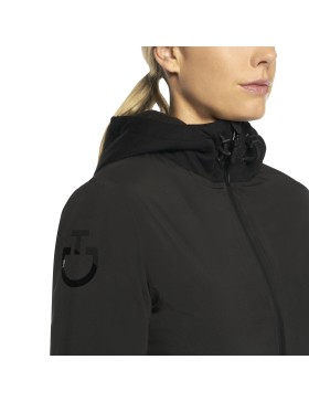 Cavalleria Toscana - Blousons - Veste à capuche en nylon Femme GID249 Noir