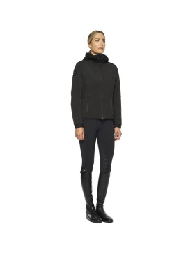 Cavalleria Toscana - Blousons - Veste à capuche en nylon Femme GID249 Noir