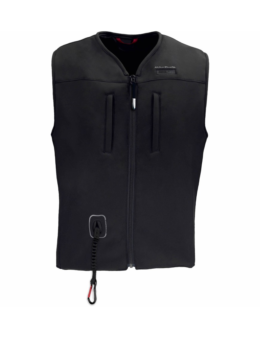 Segura - Cavalier - Gilet Air Bag avec Dorsale Homme Noir