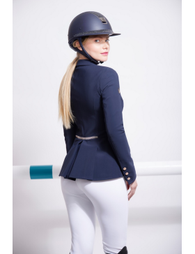 Samshield Collection - Vestes de concours - Veste de concours Femme Victorine Crystal Fabric Marine/RoseGold