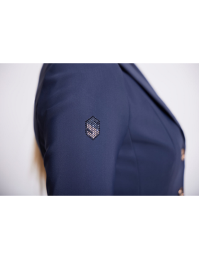 Samshield Collection - Vestes de concours - Veste de concours Femme Victorine Crystal Fabric Marine/RoseGold