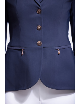 Samshield Collection - Vestes de concours - Veste de concours Femme Victorine Crystal Fabric Marine/RoseGold