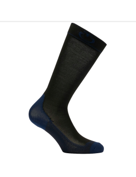 Cavalleria Toscana - Accessoires - Chaussettes Lot de 1 Paire Unisexe CZN020 Noir/ Bleu Cobalt