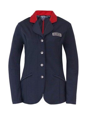 Harcour - Veste de concours - Veste "French Team" Marine col rouge