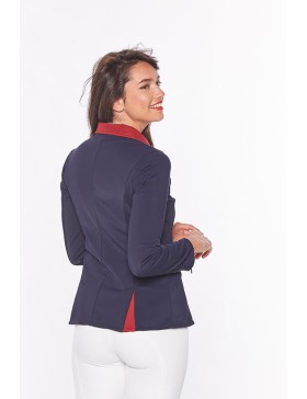 Harcour - Veste de concours - Veste "French Team" Marine col rouge