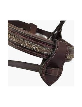 Cavaletti - Bridons - Bridon Goldy en cuir marron