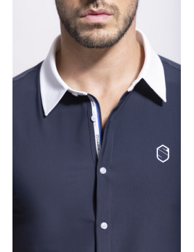 Samshield Collection - Polos et Chemises - Polos de concours manches courtes Homme Georgio Marine