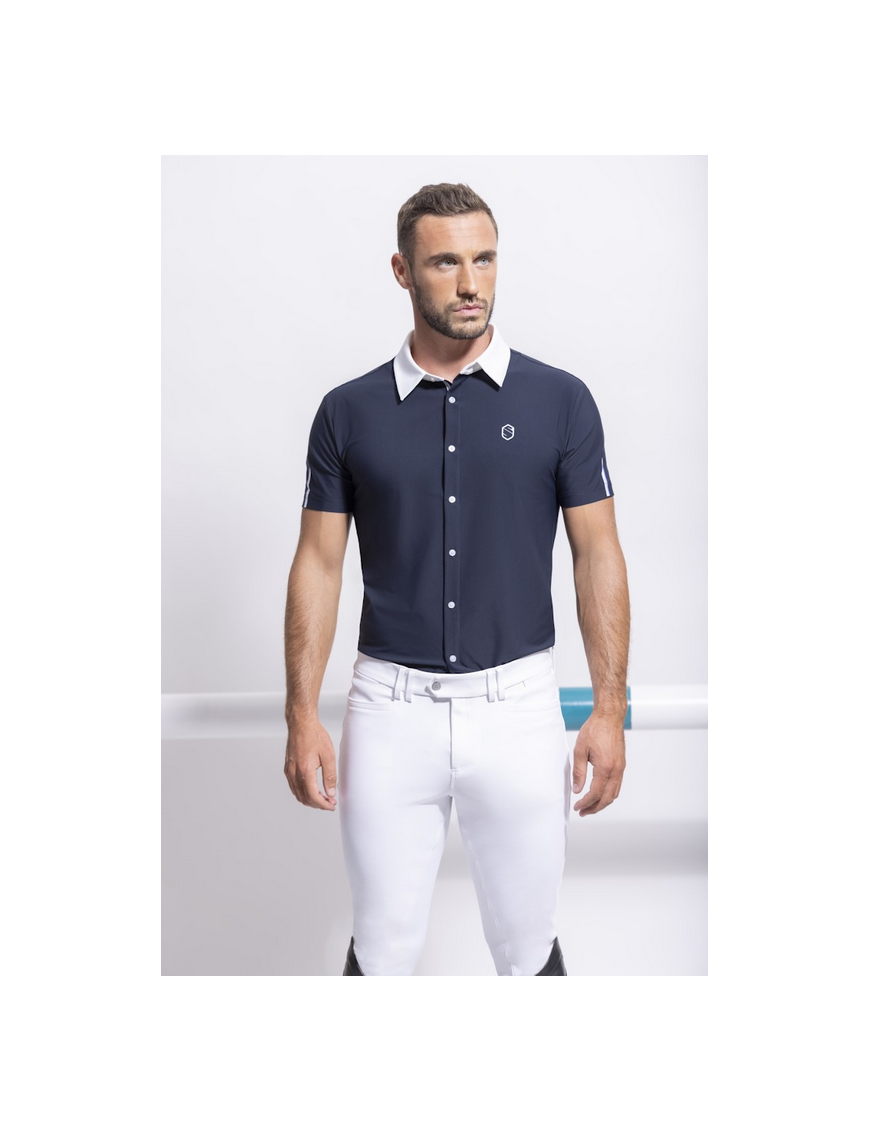 Samshield Collection - Polos et Chemises - Polos de concours manches courtes Homme Georgio Marine