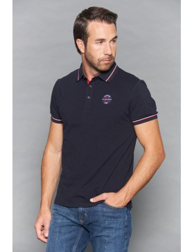 Harcour - Polos et chemises - Polo manches courtes "Pampelonne" Homme Marine