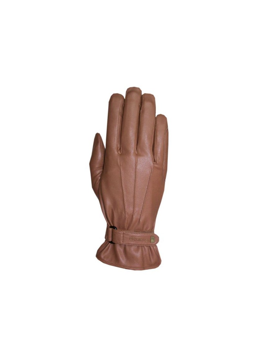 Roeckl - Destockage - Paire de gants hiver "Faro" unisexe Noisette