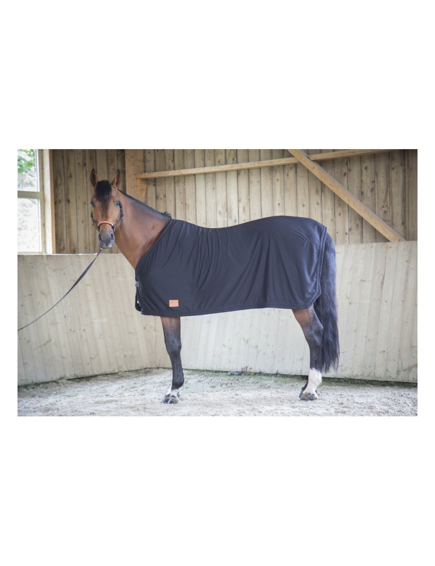 Paddock Sport - Couvertures - Chemise séchante en nid d'abeille Noir