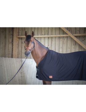 Paddock Sport - Couvertures - Chemise séchante en nid d'abeille Noir