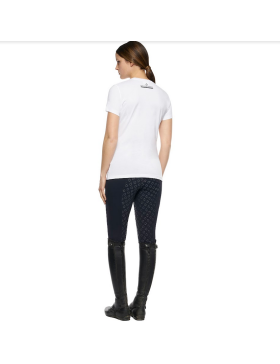 Cavalleria Toscana - T-shirt - T-shirt Femme TSD054 Blanc