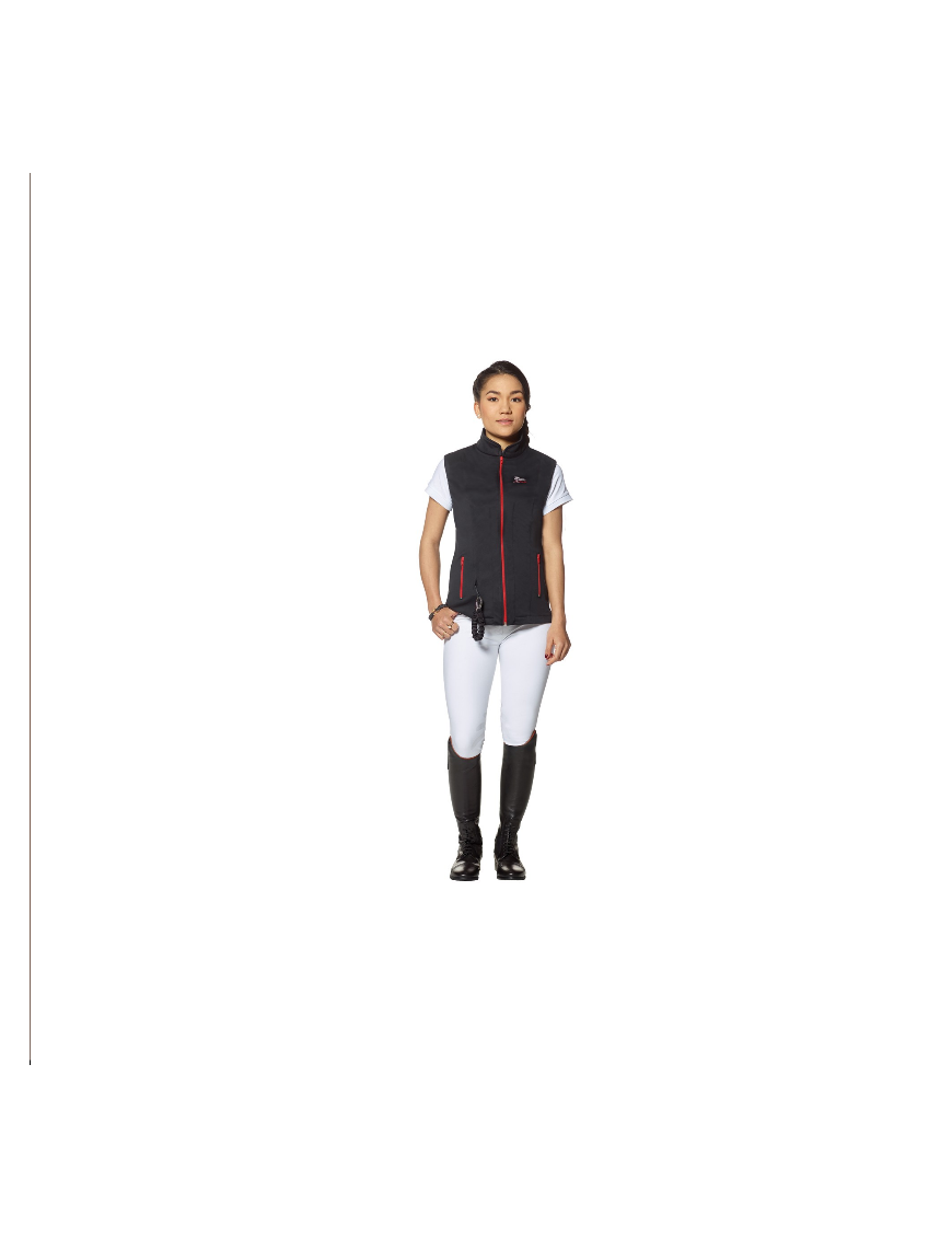 Privilège Equitation - Destockage - Gilet softshell sans manche AirSafe Femme Marine 38