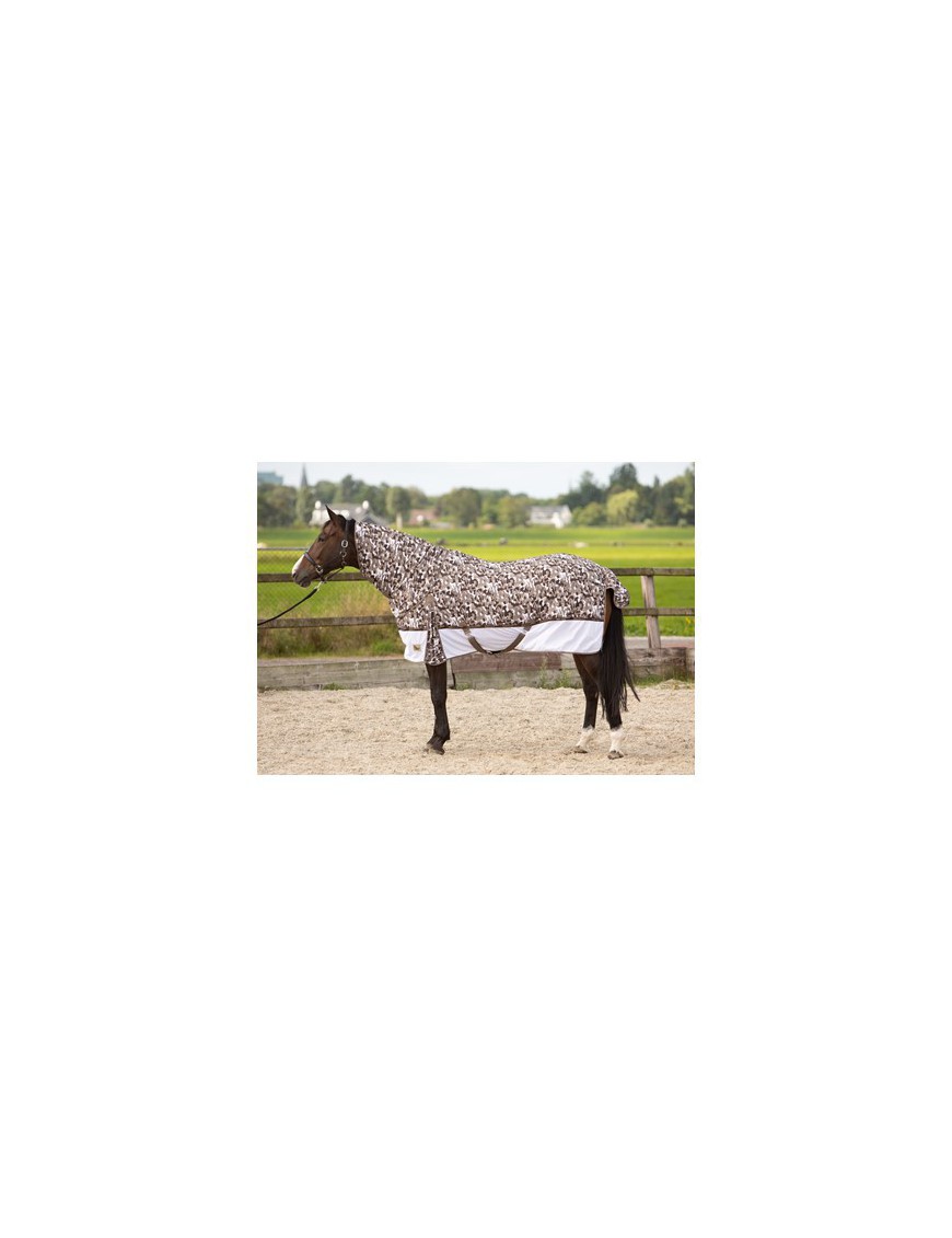 Harry's Horse - Couvertures - Chemise anti-mouches Mes Pro Camo avec Cou Amovible