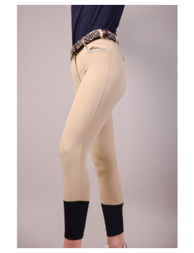 Harcour - Femme - Pantalon "Jaltika" Genoux Grip Beige Clair