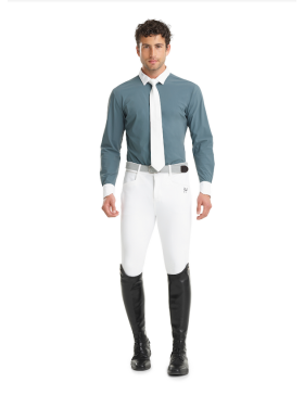 Horse Pilot - Polos et Chemises - Chemise Aerolight Shirt Manches Longues Homme Cloudy Blue 2022