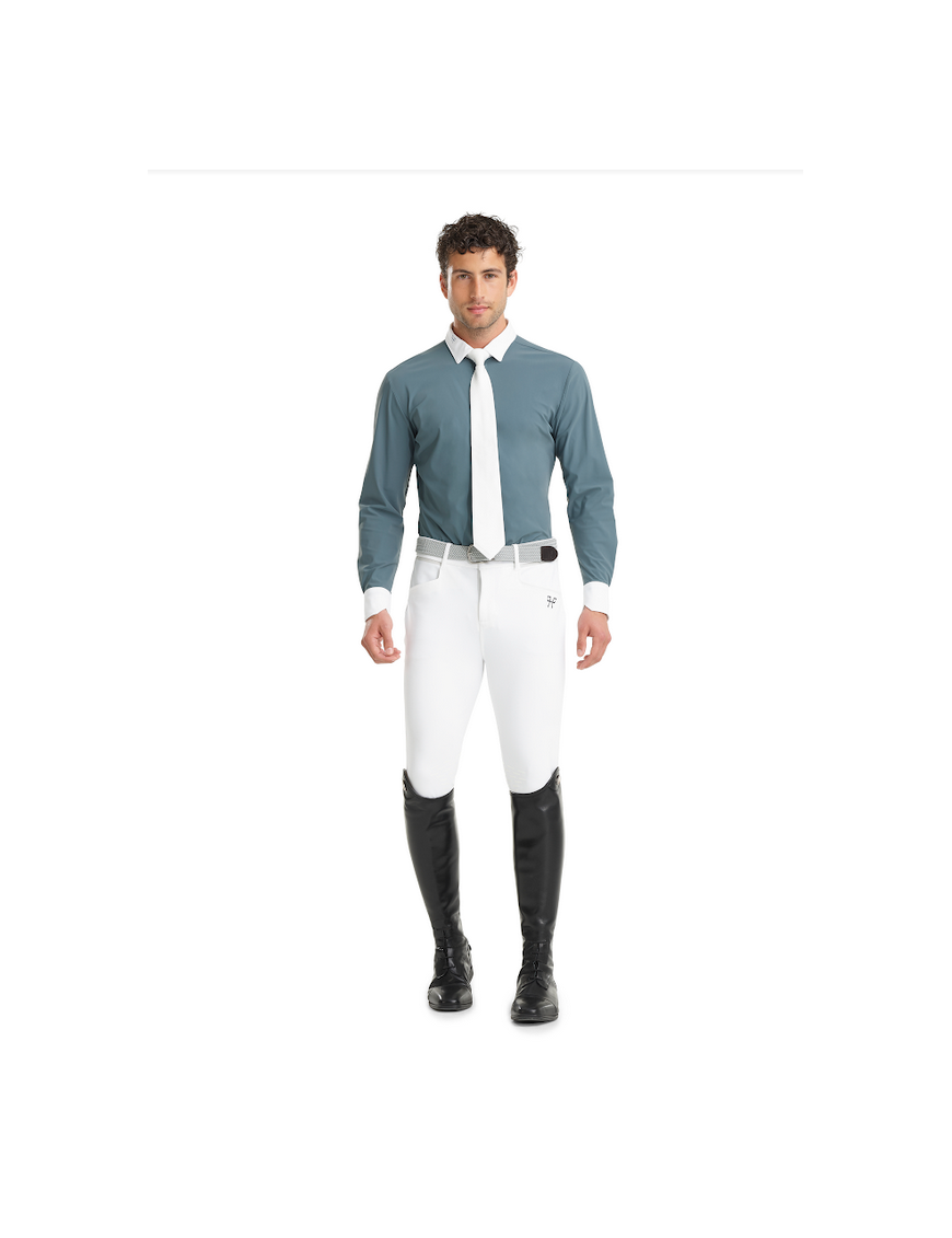 Horse Pilot - Polos et Chemises - Chemise Aerolight Shirt Manches Longues Homme Cloudy Blue 2022