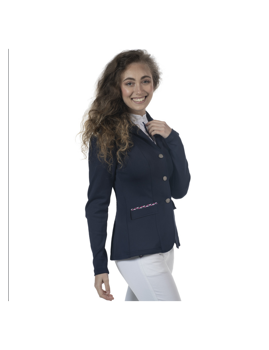 Flag's and Cup - Fille - Veste de concours Paloma Marine/fuchia