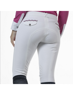 Flag's and Cup - Femme - Pantalon Mendoza Blanc