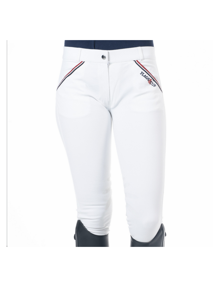 Flag's and Cup - Junior - Pantalon Unisexe France édition limité Blanc